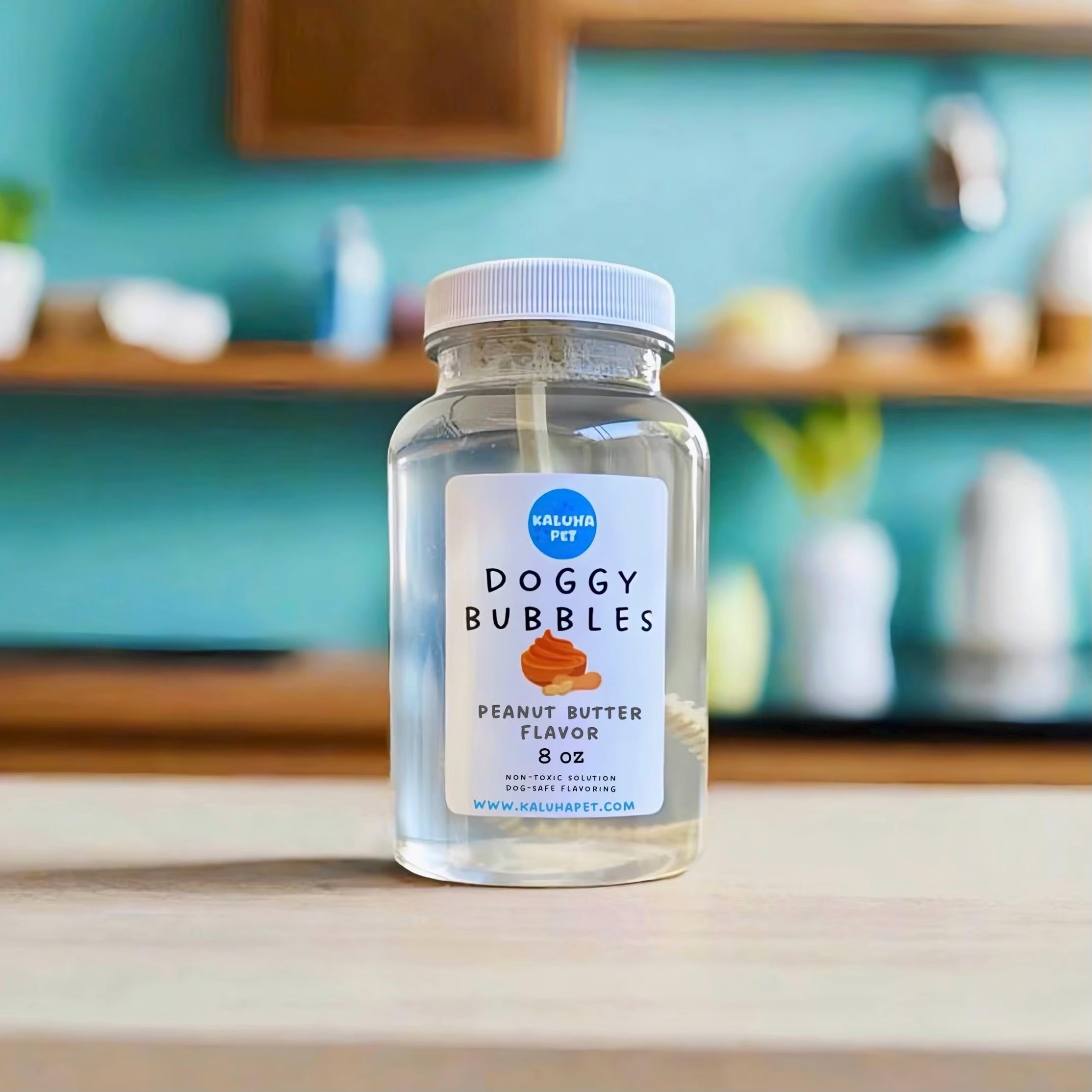 Dog Bubbles Scented & Flavored for Pets | Non-Toxic Solution, 4 Ounce and 8 Ounce