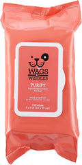 Purify Hypoallergenic Dog Wipes for Sensitive Skin, Paw and Body Grooming Wipes with Gentle Plant Based Formula for Everyday Cleaning, Zesty Grapefruit Scent, 100 Count