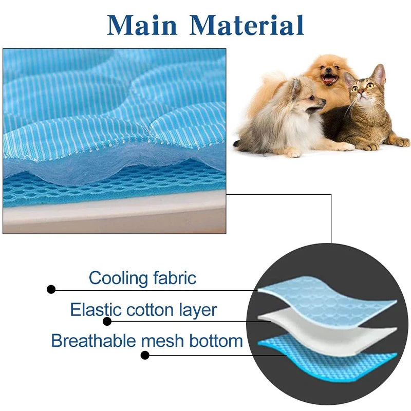 Stay Cool This Summer with Our Extra Large Dog Cooling Mat! Perfect for All Pets! 🐾❄️ #PetAccessories #SummerVibes