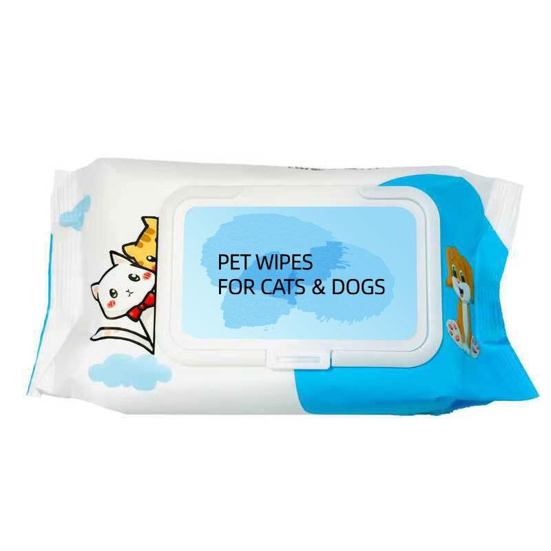 Dog Cat Pet Wet Wipes for Paws and Butt, Earseyes Plant-Based Pet Wipes, Unscented Dogwipes, Cleaning Deodorizing, Paw Wipes Fordogs Cats Pets
